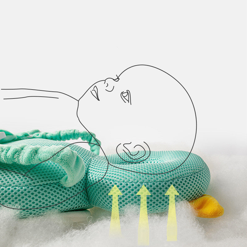 Anti-Fall Baby Pillow – Lake Blue