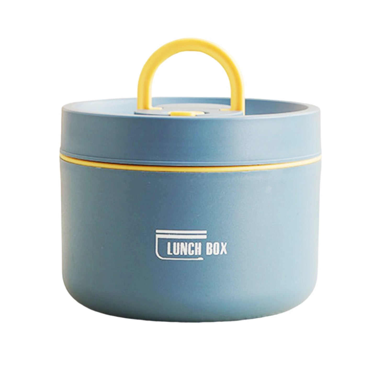 Round Picnic Lunchbox with Folding Handle for Kids