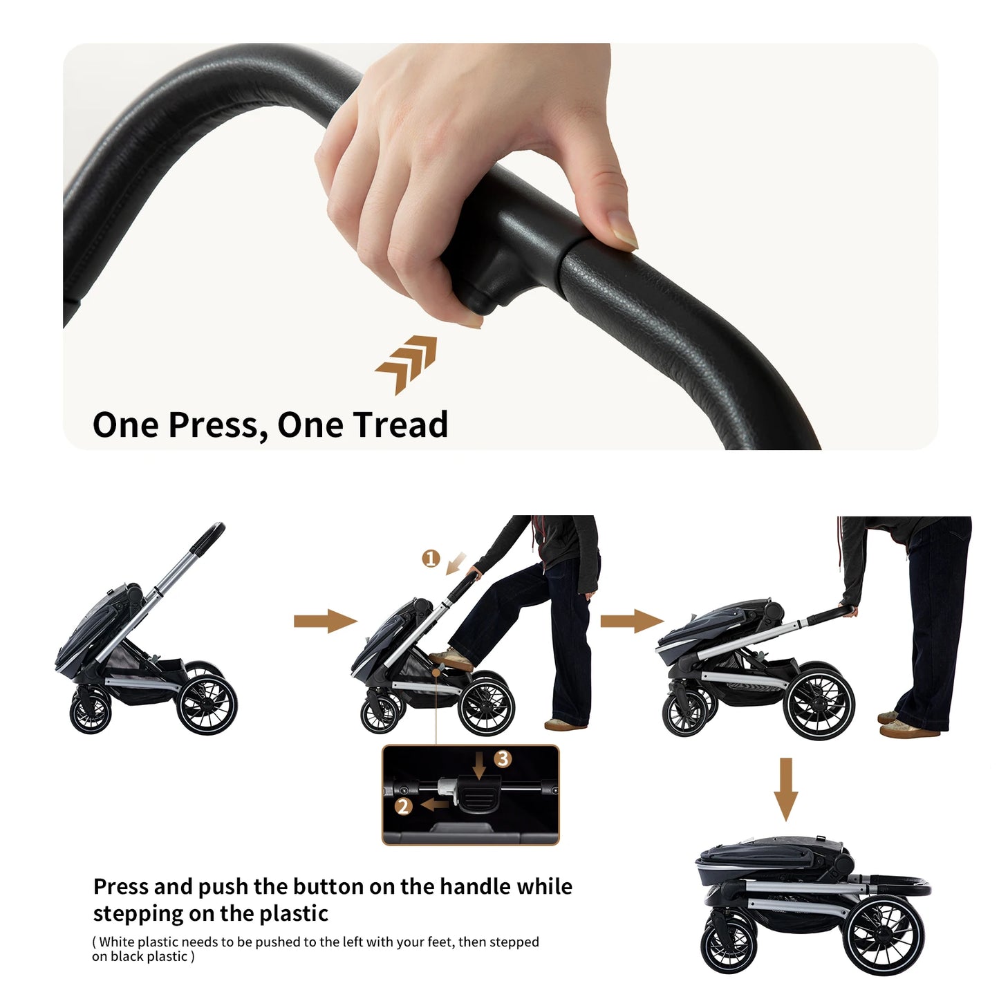 Baby Stroller Reversible Seat