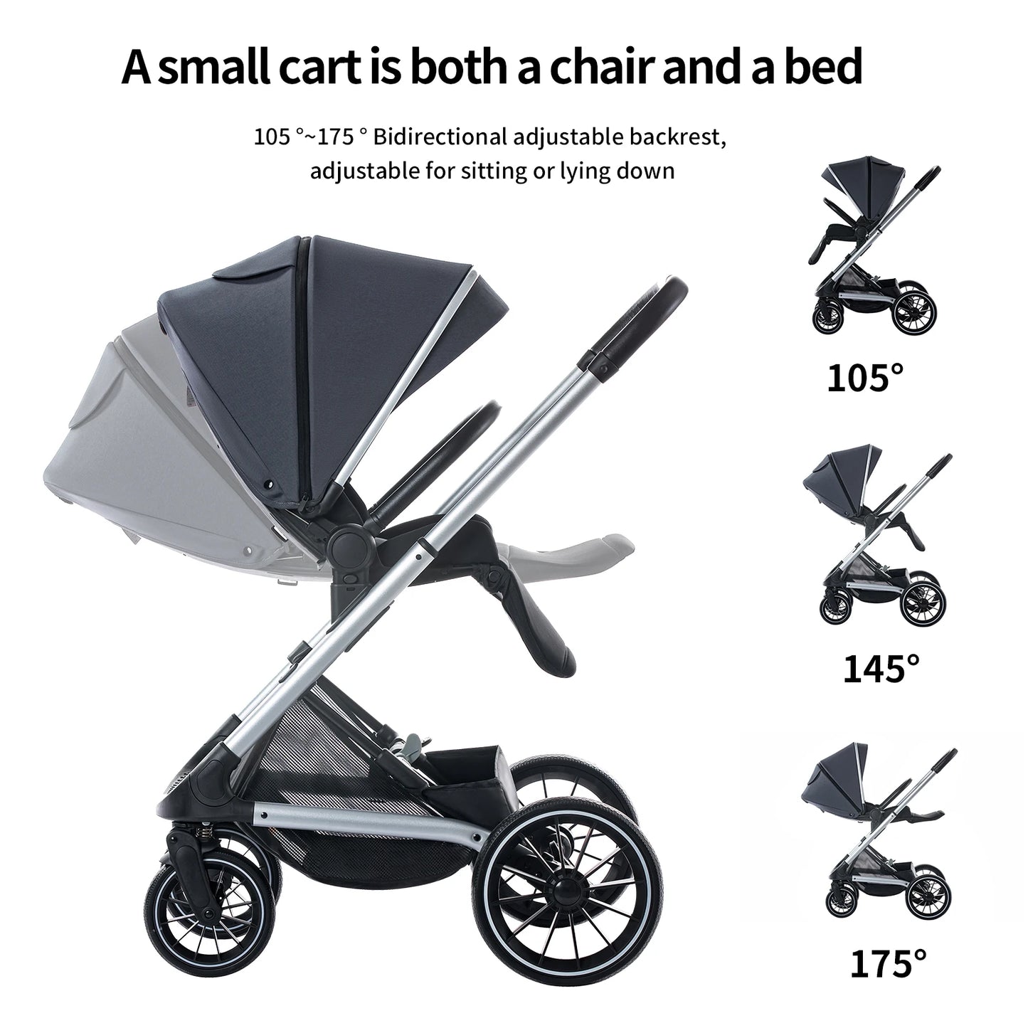 Baby Stroller Reversible Seat