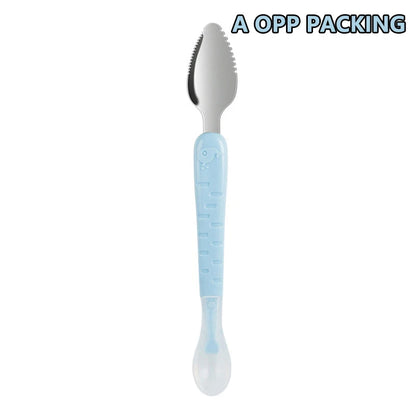 Baby Fruit Double-headed Mud Scraping Spoon