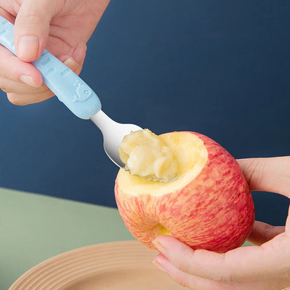Baby Fruit Double-headed Mud Scraping Spoon